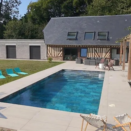 La Saint Leger - 12 Personnes Jardin Et Piscine Chauffee Вилла La Lande-Saint-Leger